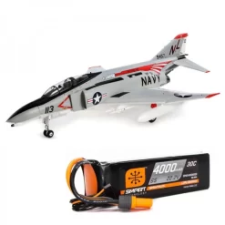 E-Flite F-4 Phantom II 80mm EDF PNP + Lipo 6S SPMX40006S30